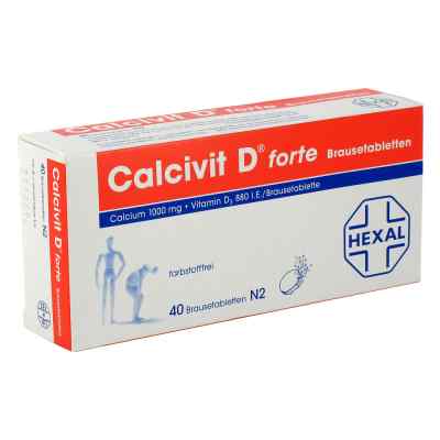 Calcivit D forte 1000mg/880 internationale Einheiten 40 stk von CHEPLAPHARM Arzneimittel GmbH PZN 01416501