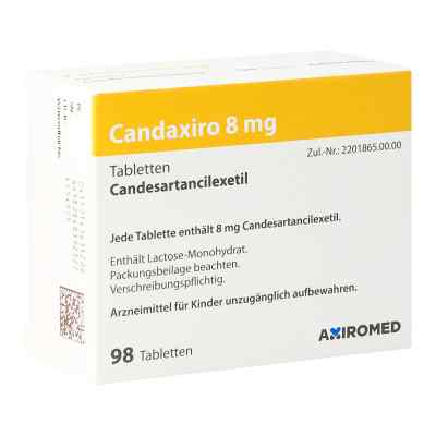 Candaxiro 8 mg Tabletten 98 stk von Medical Valley Invest AB PZN 14363120