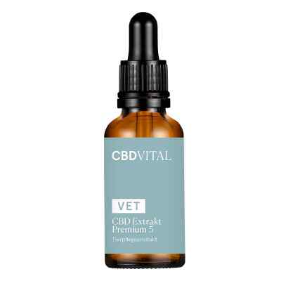 CBD VITAL Vet Cbd Extrakt Premium 5% Tropfen für Hund & Katze 30 ml von Vitrasan GmbH PZN 16782269