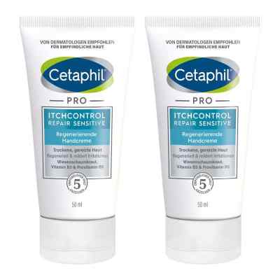 Cetaphil PRO ItchControl Repair Sensitive Handcreme 2x50 ml von Galderma Laboratorium GmbH PZN 08105004