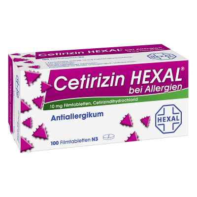 Cetirizin HEXAL bei Allergien 100 stk von Hexal AG PZN 01830229