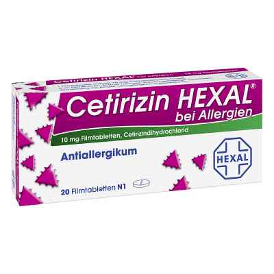Cetirizin HEXAL bei Allergien 20 stk von Hexal AG PZN 01830152