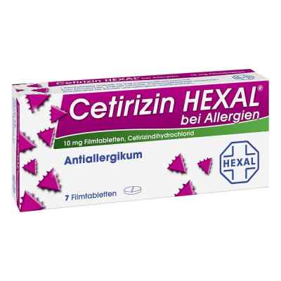 Cetirizin HEXAL bei Allergien 7 stk von Hexal AG PZN 01830146