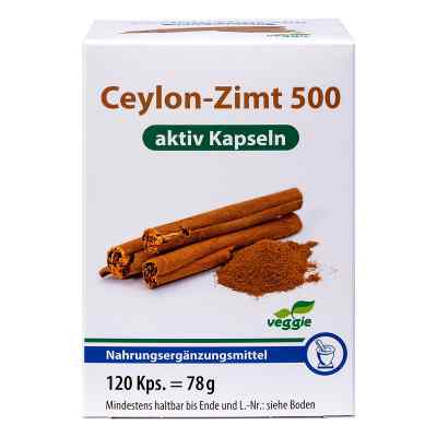 Ceylon-zimt 500 aktiv Kapseln 120 stk von Pharma Peter GmbH PZN 13864038