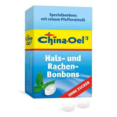 China öl Hals- und Hustenbonbons ohne Zucker 40 g von Hübner Naturarzneimittel GmbH PZN 04635296