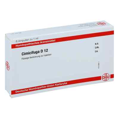 Cimicifuga D12 Ampullen 8X1 ml von DHU-Arzneimittel GmbH & Co. KG PZN 11705212