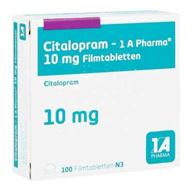 Citalopram-1A Pharma 10mg 100 stk von 1 A Pharma GmbH PZN 03872858