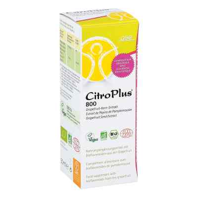 Citroplus 800 Bio Grapefruit Kern Extrakt Liquidum 50 ml von GSE Vertrieb Biologische Nahrung PZN 09004672