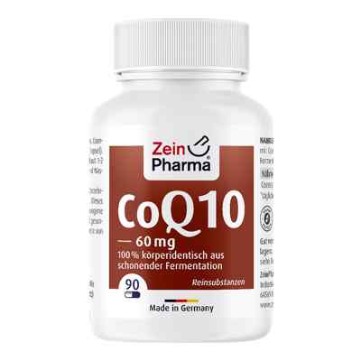 Coenzym Q10 Kapseln 60 mg 90 stk von Zein Pharma - Germany GmbH PZN 09096355