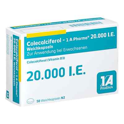 Colecalciferol-1a Pharma 20.000 I.e. Weichkapseln