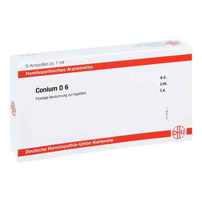 Conium D6 Ampullen 8X1 ml von DHU-Arzneimittel GmbH & Co. KG PZN 11705399