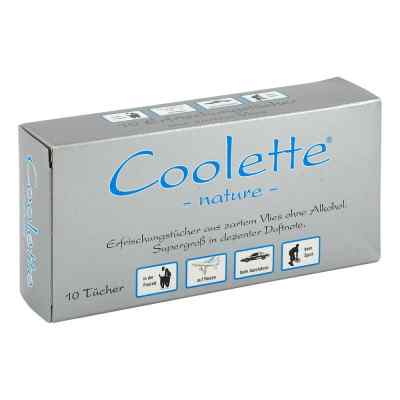 Coolette Nature Erfrischungstücher Vlies 10 stk von Coolike-Regnery GmbH PZN 05553732