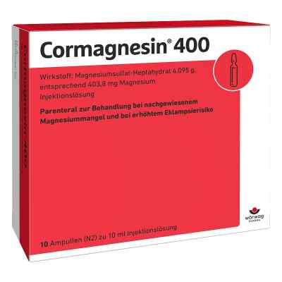 Cormagnesin 400 Ampullen 10X10 ml von Wörwag Pharma GmbH & Co. KG PZN 04652403