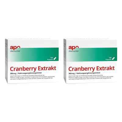 Cranberry Extrakt 300 mg Kapseln von apodiscounter 2x180 stk von apo.com Group GmbH PZN 08101876
