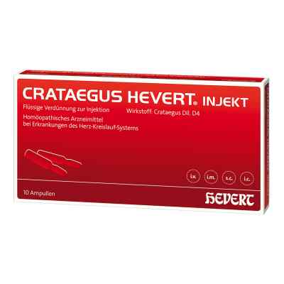 Crataegus Hevert injekt Ampullen 10 stk von Hevert Arzneimittel GmbH & Co. K PZN 08883921