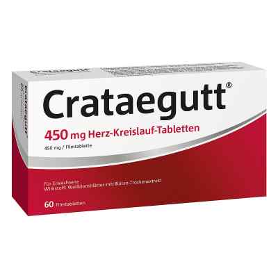 Crataegutt 450 Mg Herz-Kreislauf-Tabletten 60 stk von Dr.Willmar Schwabe GmbH & Co.KG PZN 19765886