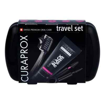 Curaprox Black Is White Travel-set 1 Pck von Curaden Germany GmbH PZN 18495350