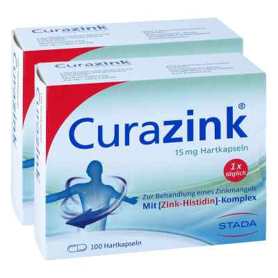 Curazink Vorteilspack 2x100 stk von STADA Consumer Health Deutschlan PZN 08100706