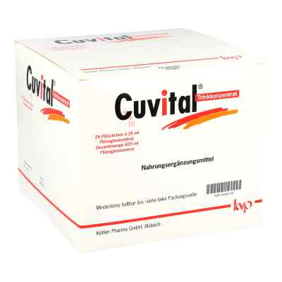 Cuvital Trinkkonzentrat 25X25 ml von Köhler Pharma GmbH PZN 04252170