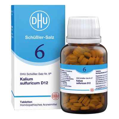 DHU Schüßler-Salz Nummer 6 Kalium sulfuricum D12 Tabletten 420 stk von DHU-Arzneimittel GmbH & Co. KG PZN 06584114