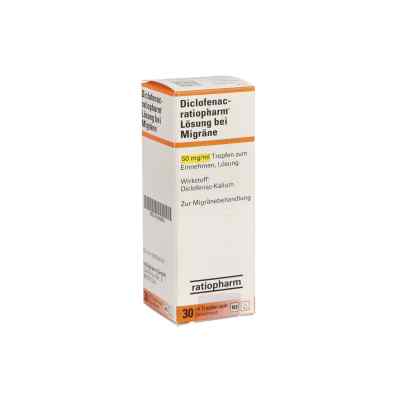 Diclofenac-ratiopharm Lösung bei Migräne