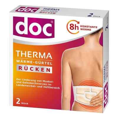 Doc Therma Wärme-gürtel Rücken 2 stk von HERMES Arzneimittel GmbH PZN 18017136