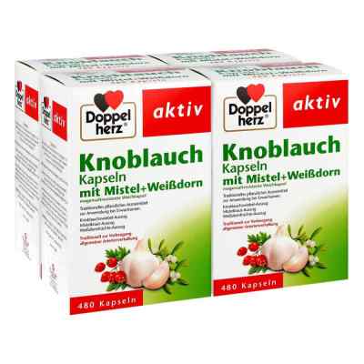 Doppelherz aktiv Knoblauch mit MistelWeißdorn 4x480 stk von Queisser Pharma GmbH & Co. KG PZN 08100280
