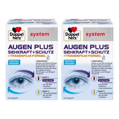 Doppelherz Augen Plus Sehkraft+schutz System Kapsel (n) 