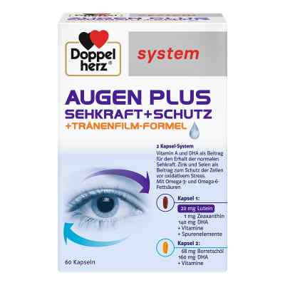 Doppelherz Augen plus Sehkraft+schutz system Kapsel (n) 60 stk von Queisser Pharma GmbH & Co. KG PZN 05517713