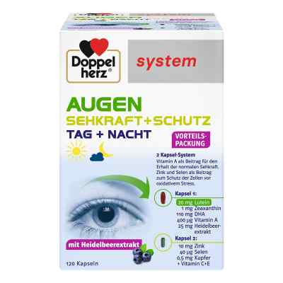 Doppelherz Augen Sehkraft+schutz system Kapseln 120 stk von Queisser Pharma GmbH & Co. KG PZN 00148783