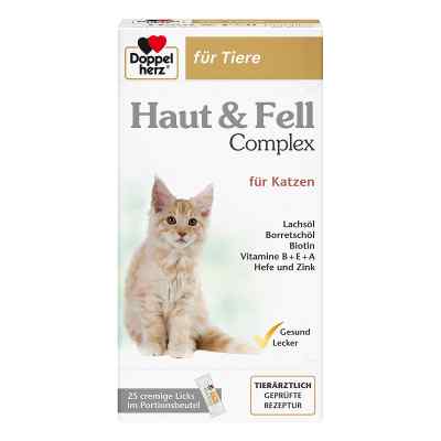 Doppelherz für Tiere Haut & Fell Complex für Katzen