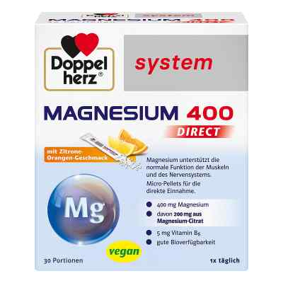 Doppelherz Magnesium 400 Direct system Pellets