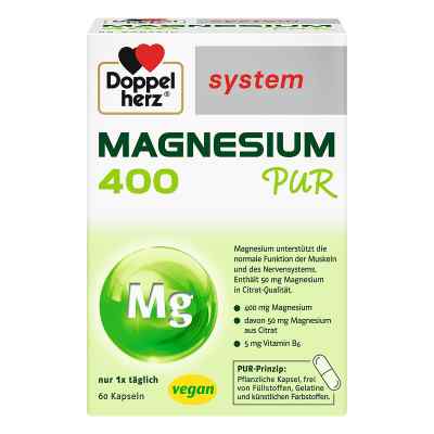 Doppelherz Magnesium 400 Pur System Kapseln