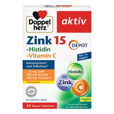 Doppelherz Zink + Histidin Depot Tabletten 30 stk von Queisser Pharma GmbH & Co. KG PZN 02898732