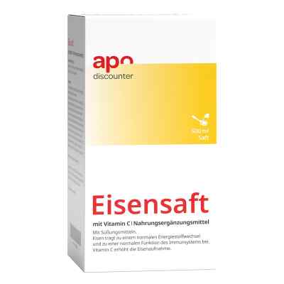 Eisensaft mit Vitamin B und C von apodiscounter 500 ml von apo.com Group GmbH PZN 16498806
