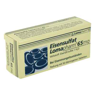 Eisensulfat Lomapharm 65 mg überzogene Tab.