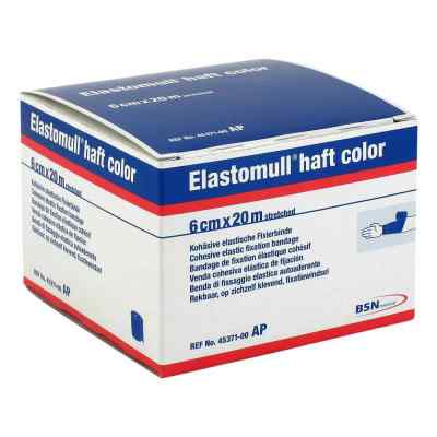 Elastomull haft color 20mx6cm blau Fixierbinde 1 stk von BSN medical GmbH PZN 01412549