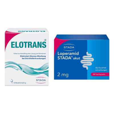 Elotrans Elektrolyte Pulver + Loperamid Stada akut 2mg