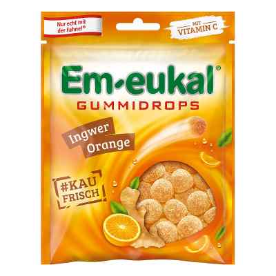 Em Eukal Gummidrops Ingwer-orange zuckerhaltig