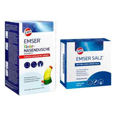 Emser Kinder-Nasendusche Nasanita + Emser Salz im Beutel 1,475g
