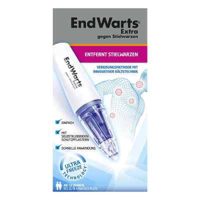 EndWarts EXTRA: Stielwarzen sofort Vereisung + 9 Schutzpflaster