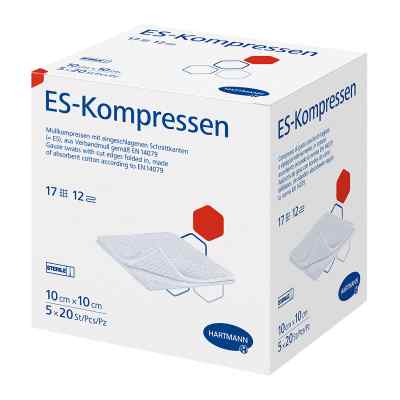 Es-kompressen steril 10x10 cm Grosspackung