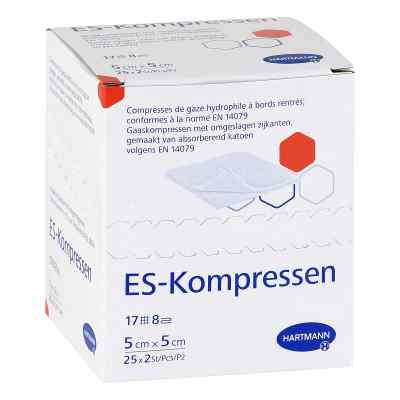 Es-kompressen steril 5x5 cm 8fach