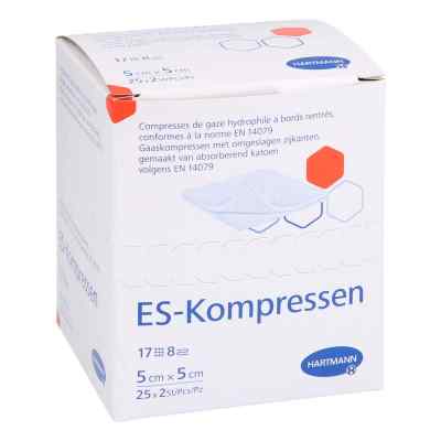 Es-kompressen steril 5x5 cm 8fach