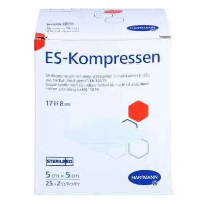 Es-kompressen Steril 5x5 Cm 8fach