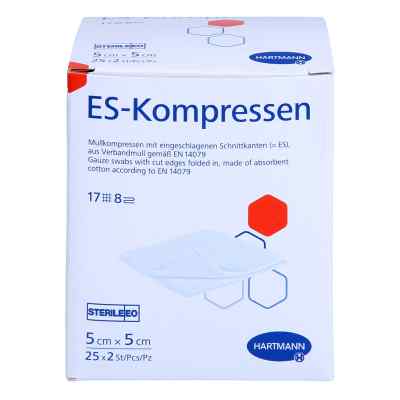 Es-kompressen Steril 5x5 Cm 8fach