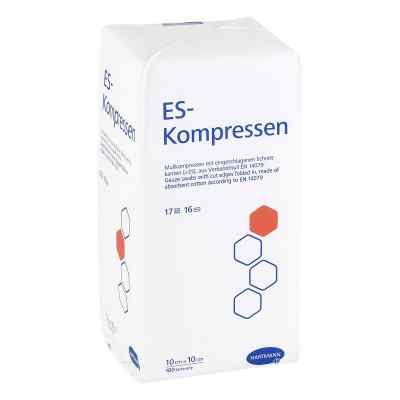 Es-kompressen unsteril 10x10 cm 16fach