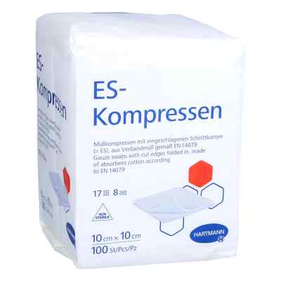 Es-kompressen unsteril 10x10 cm 8fach