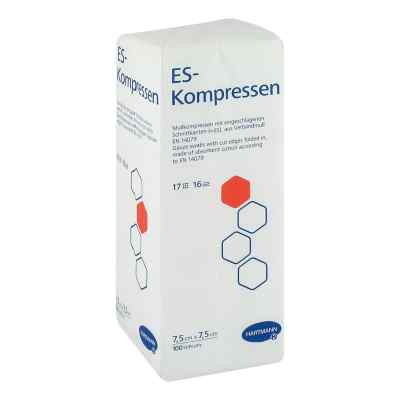 Es-kompressen unsteril 7,5x7,5 cm 16fach