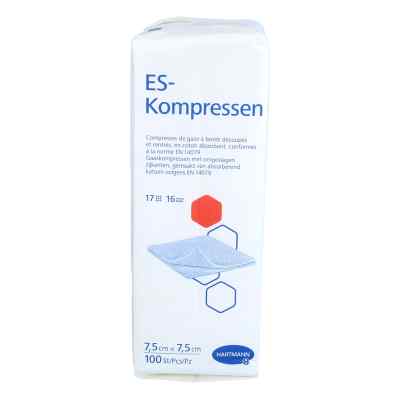 Es-kompressen Unsteril 7,5x7,5 Cm 16fach
